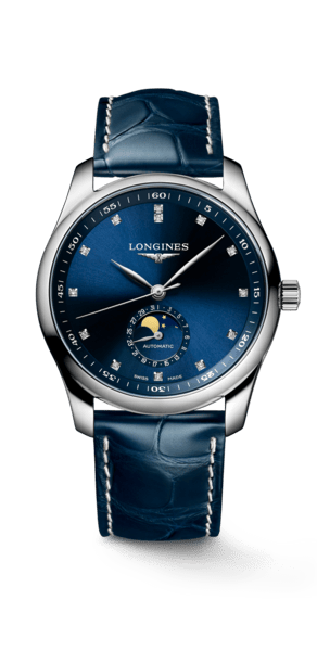 Longınes Master Collectıon Moonphase – Mavi Gün Işını