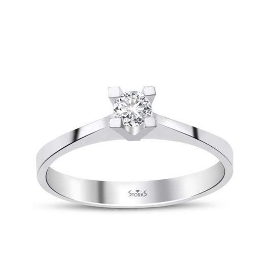 0.10 Karat Zirve Solitaire Pırlanta Yüzük