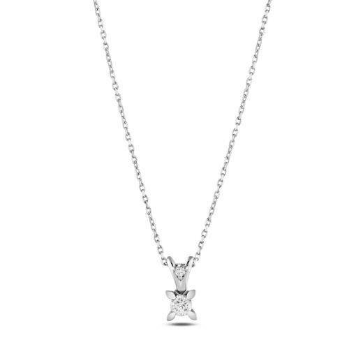 0.12 Karat Pırlanta Solitaire Kolye